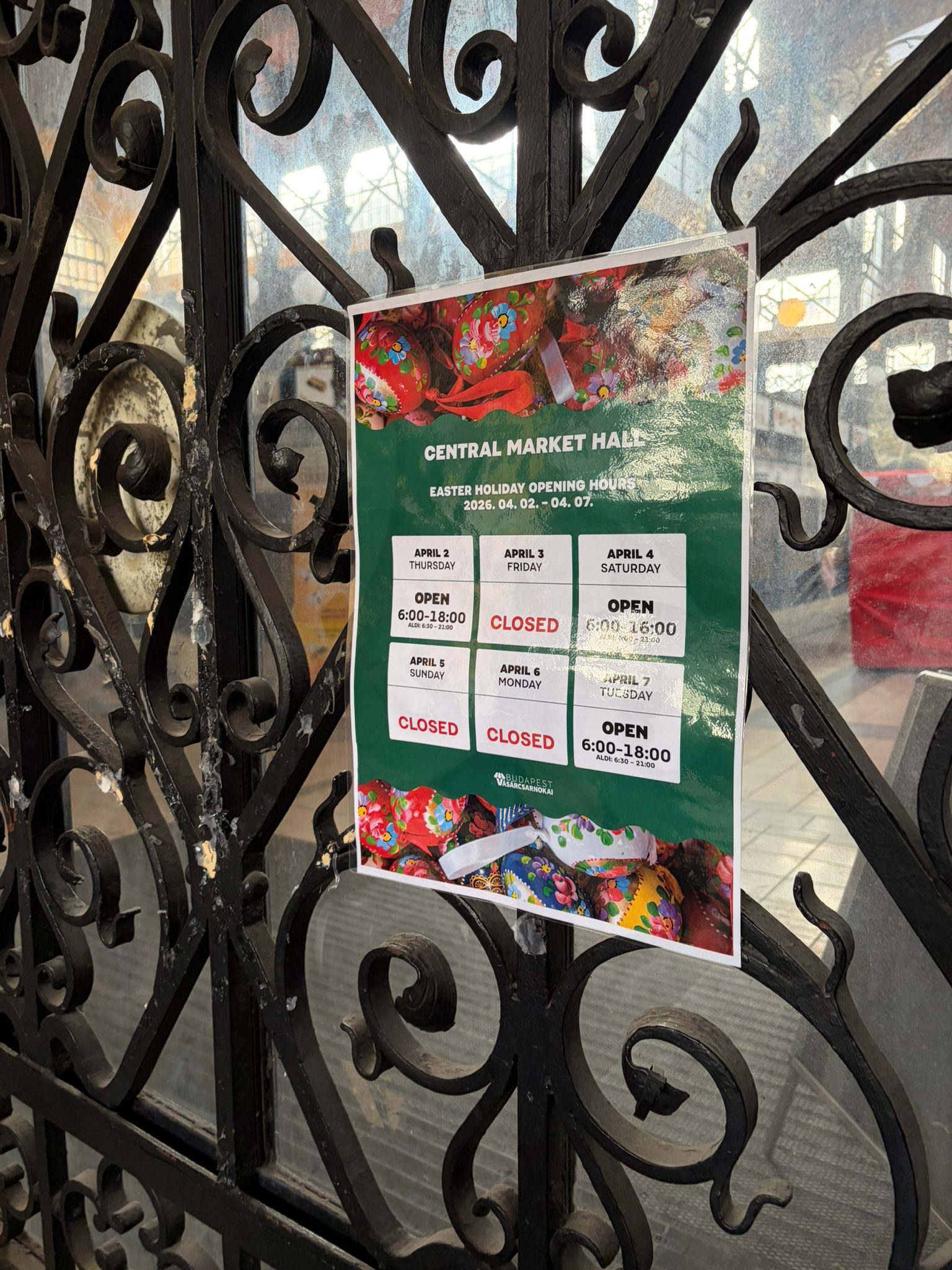 Closed Central Market Hall